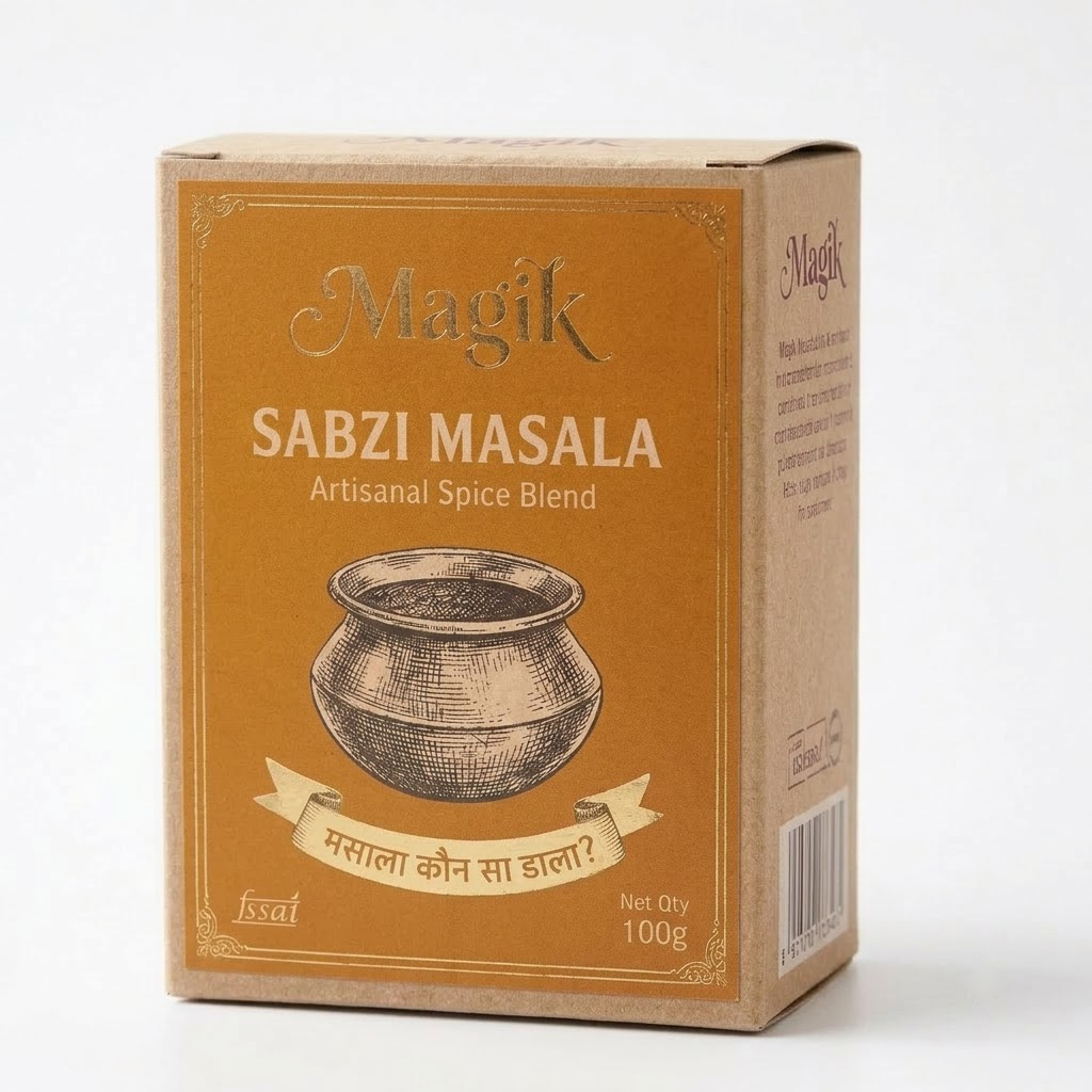 Magik Sabzi Masala 100g Kraft Box
